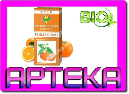 Naturalny Olejek Eteryczny Pomarańczowy 10 ml ETJA