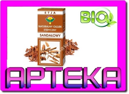 Naturalny Olejek Eteryczny Sandałowy 10 ml ETJA