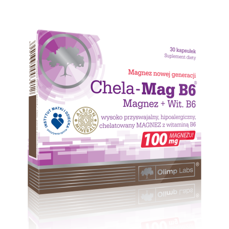 OLIMP CHELA-MAG B6 60 kaps SUPER MAGNEZ APTEKA