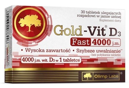 OLIMP Gold Vit D3 4000 witamina KOŚCI STAWY 30 tab