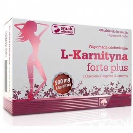 OLIMP L-KARNITYNA FORTE 500 PLUS  WIŚNIOWA 80tab.