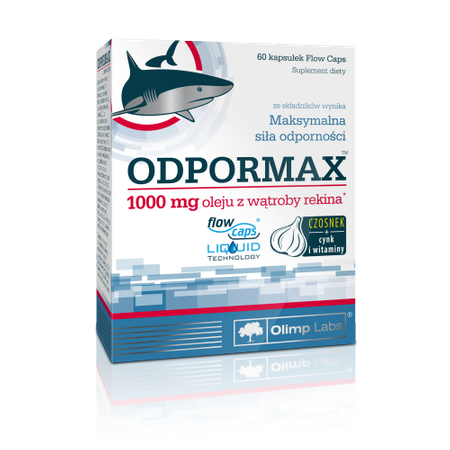 OLIMP ODPORMAX OLEJ Z WĄTROBY REKINA CZOSNEK 