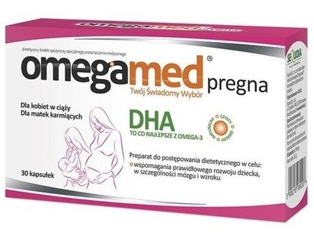 Omegamed PREGNA DHA Z ALG  30 kapsułek 200 mg
