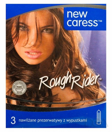 PREZERWATYWY New Caress Rough Rider 3 szt Unimil