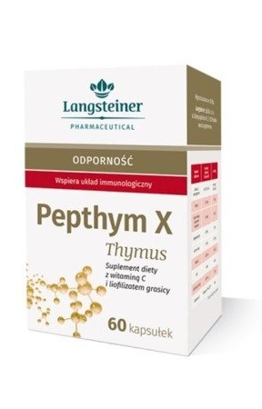 Pepthym X Thymus 60 kaps. Z GRASICY NA ODPORNOŚĆ