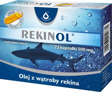 REKINOL OLEJ TRAN Z REKINA 72kaps. 500 mg OMEGA 3