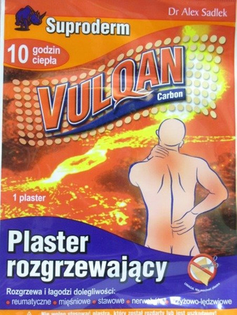 VULQAN PLASTER ROZGRZEWAJĄCY RED 1 SZTUKA