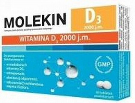 WITAMINA D3 MOLEKIN 2000 j.m 60 TABLETEK