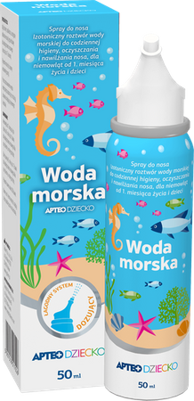 WODA MORSKA izotoniczny spray do nosa dzieci 50ml 