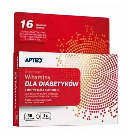Witaminy dla diabetyków Apteo 30 tabletek