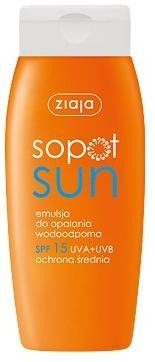 ZIAJA SOPOT SUN EMULSJA DO OPALANIA SPF15