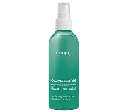 ZIAJA TONIK ZWĘŻAJĄCY PORY LIŚCIE MANUKA 200 ML